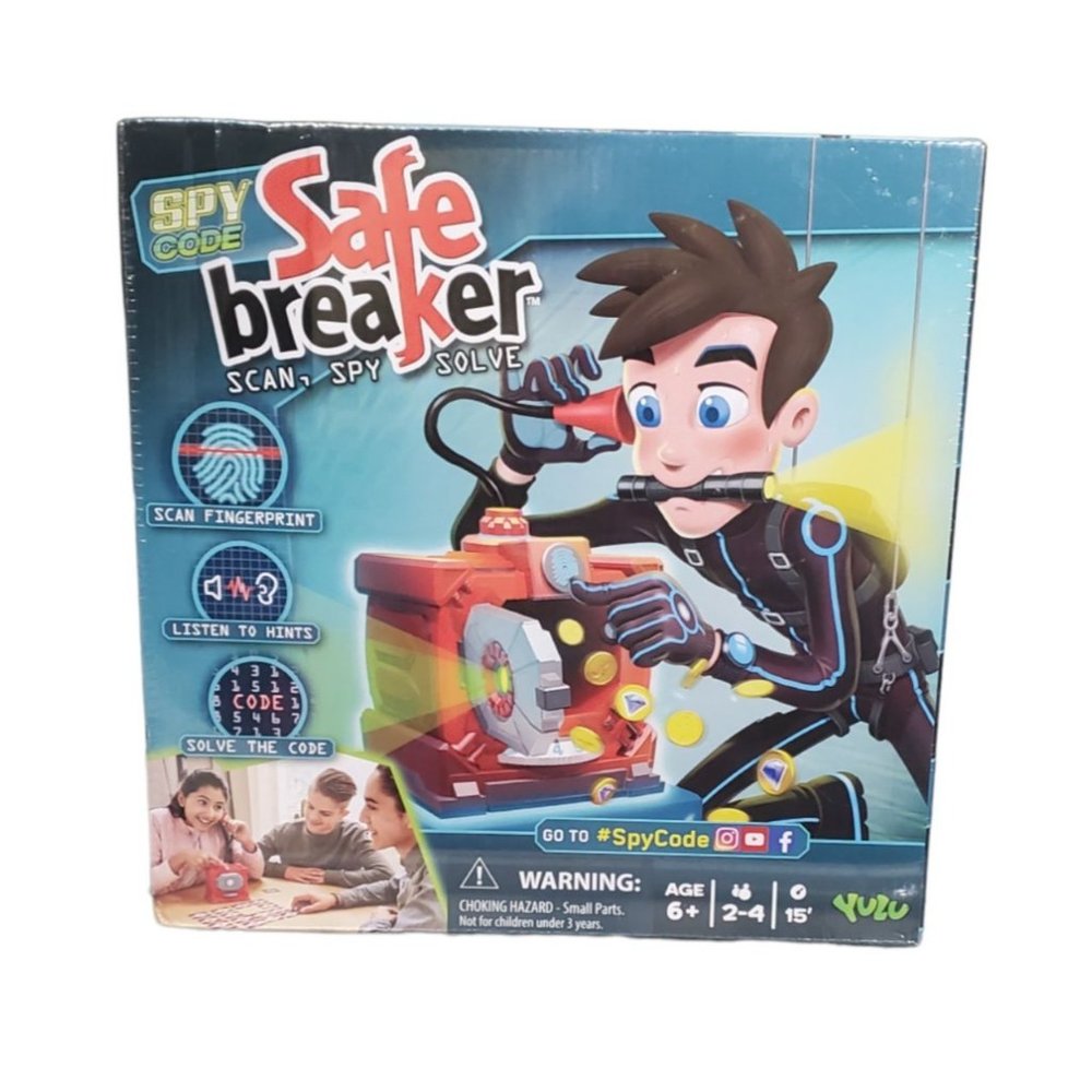 Spy Code Safe Breaker Game - Age 6+ 2-4 Players